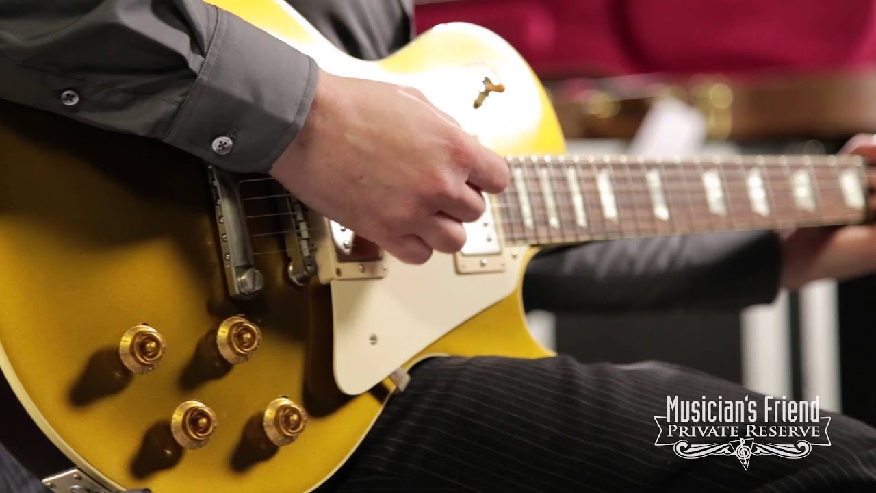 Gibson Custom 1957 Les Paul Goldtop Dark Back VOS, Antique Gold