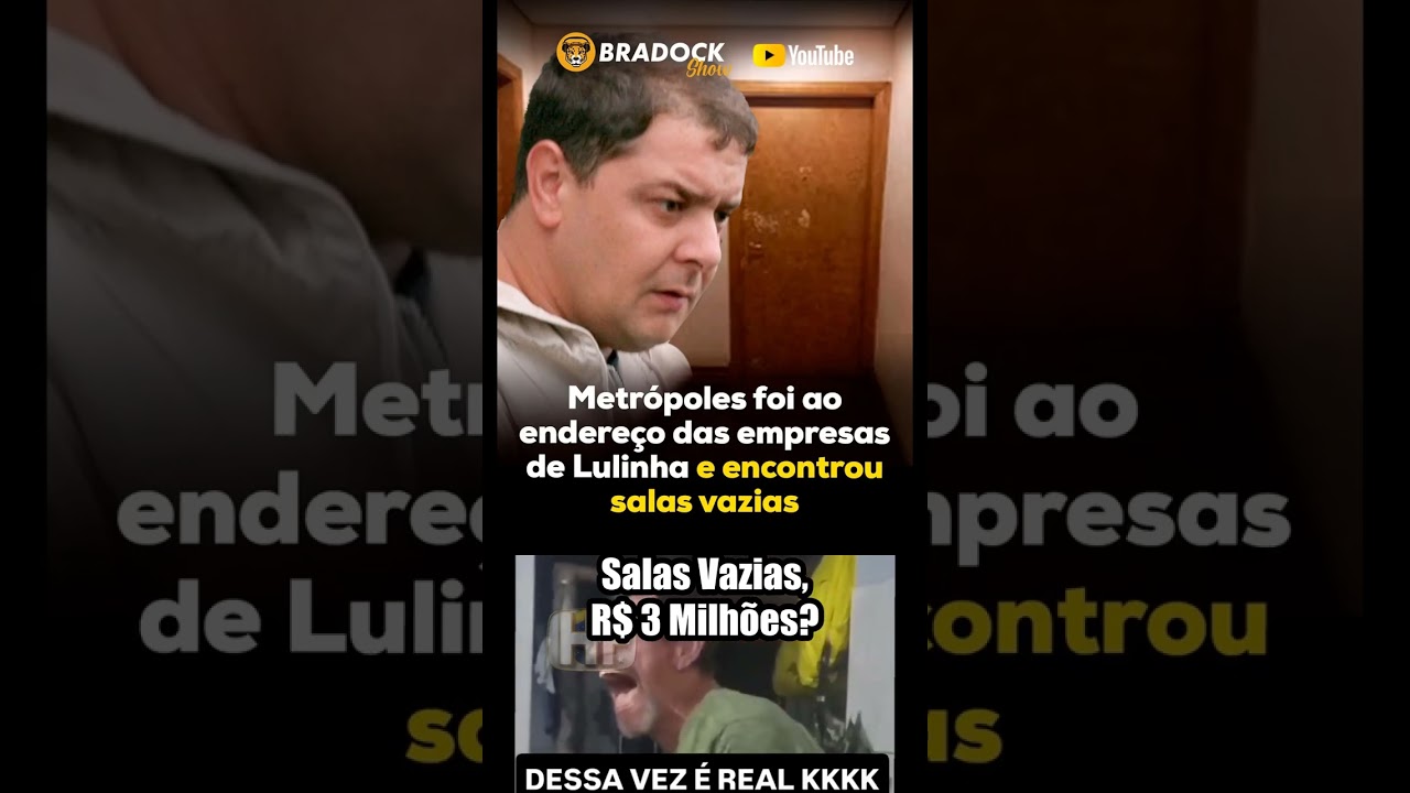 Empresas de Lulinha são apenas fachada: salas vazias e R$ 3 milhões de faturamento! 🚪