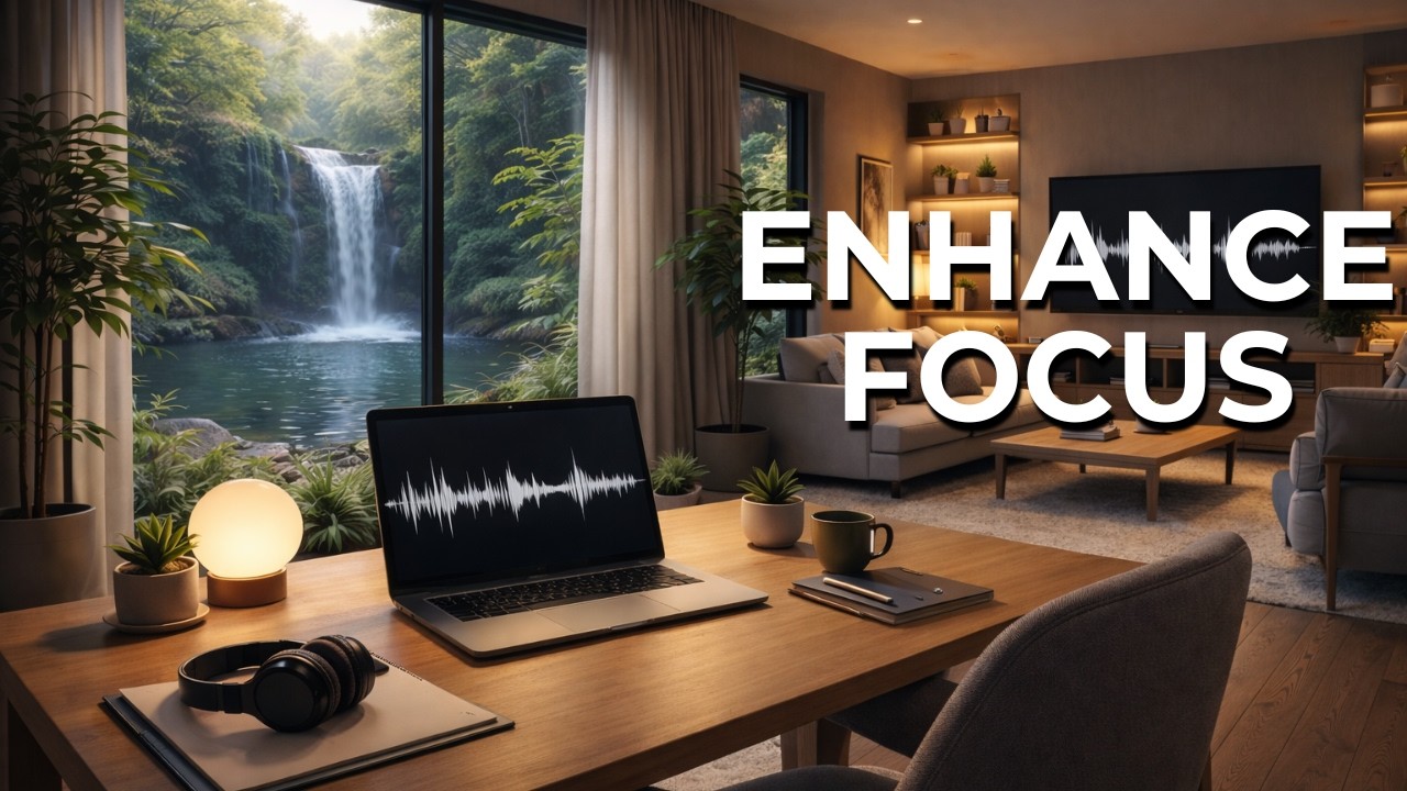 ADHD Focus: Brown Noise & Binaural Beats for Deep Work (3-Hour Protocol)