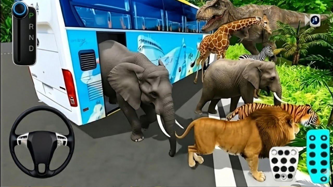I Saved Wild Animals and Released them into the jungle&ndash;3d driving class new update 2025#cardriving