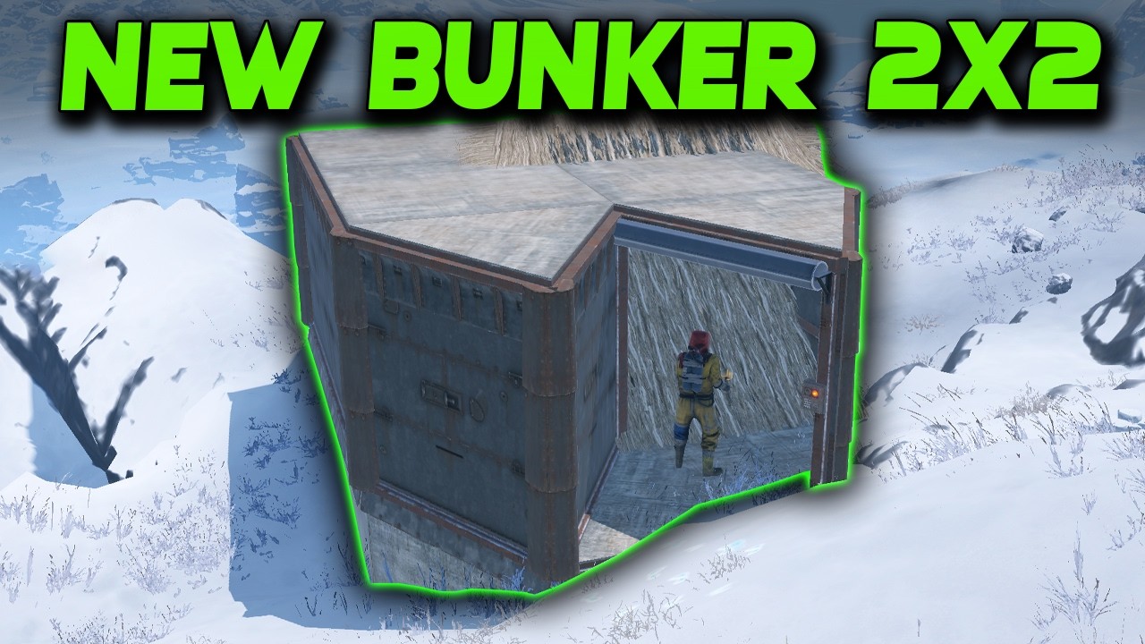 Новый бункер 2x2 в Rust / Учебное пособие по строительству в Rust 2026