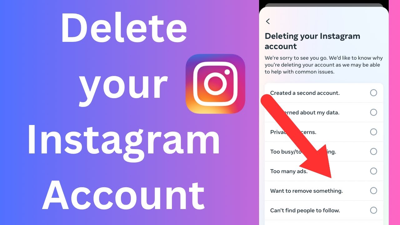How to Delete Instagram Account