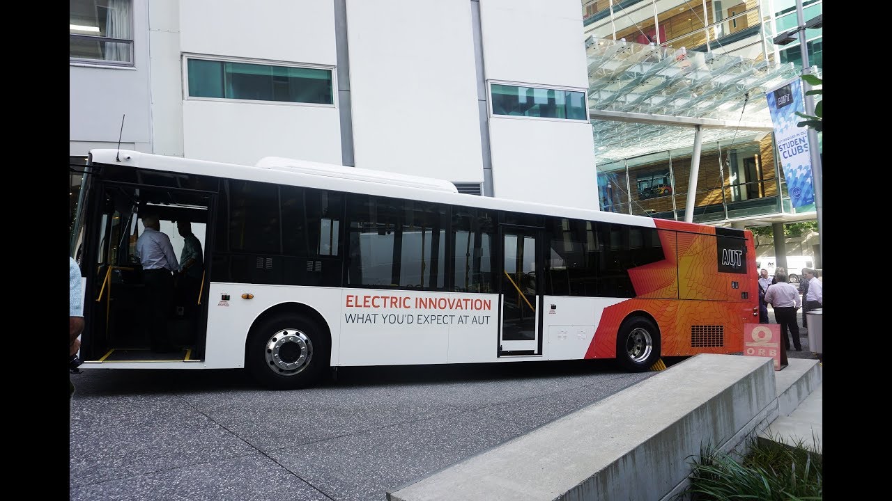 Driving the future &ndash; AUT launches country&rsquo;s first electric bus