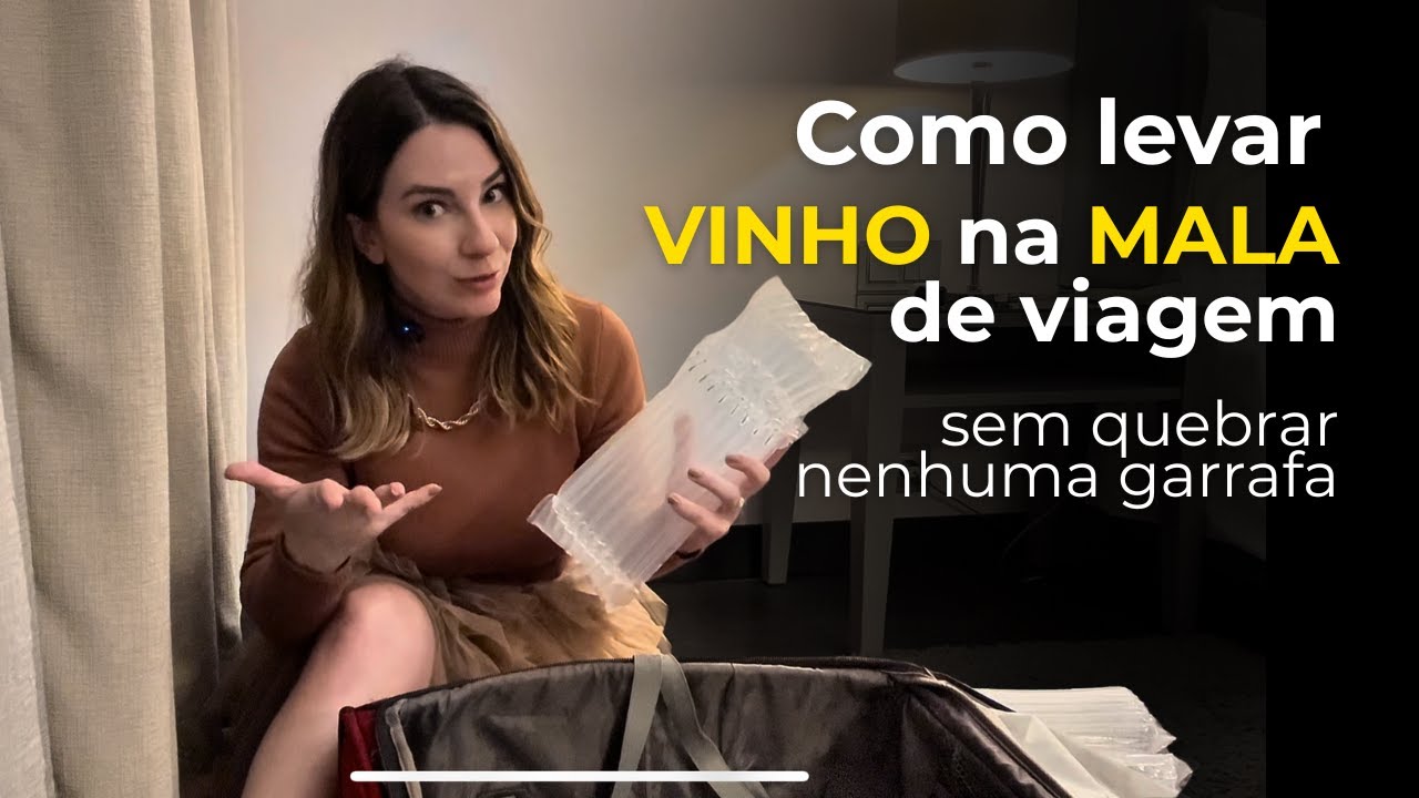 Vinho na MALA: como PROTEGER e ORGANIZAR para não ter perrengue
