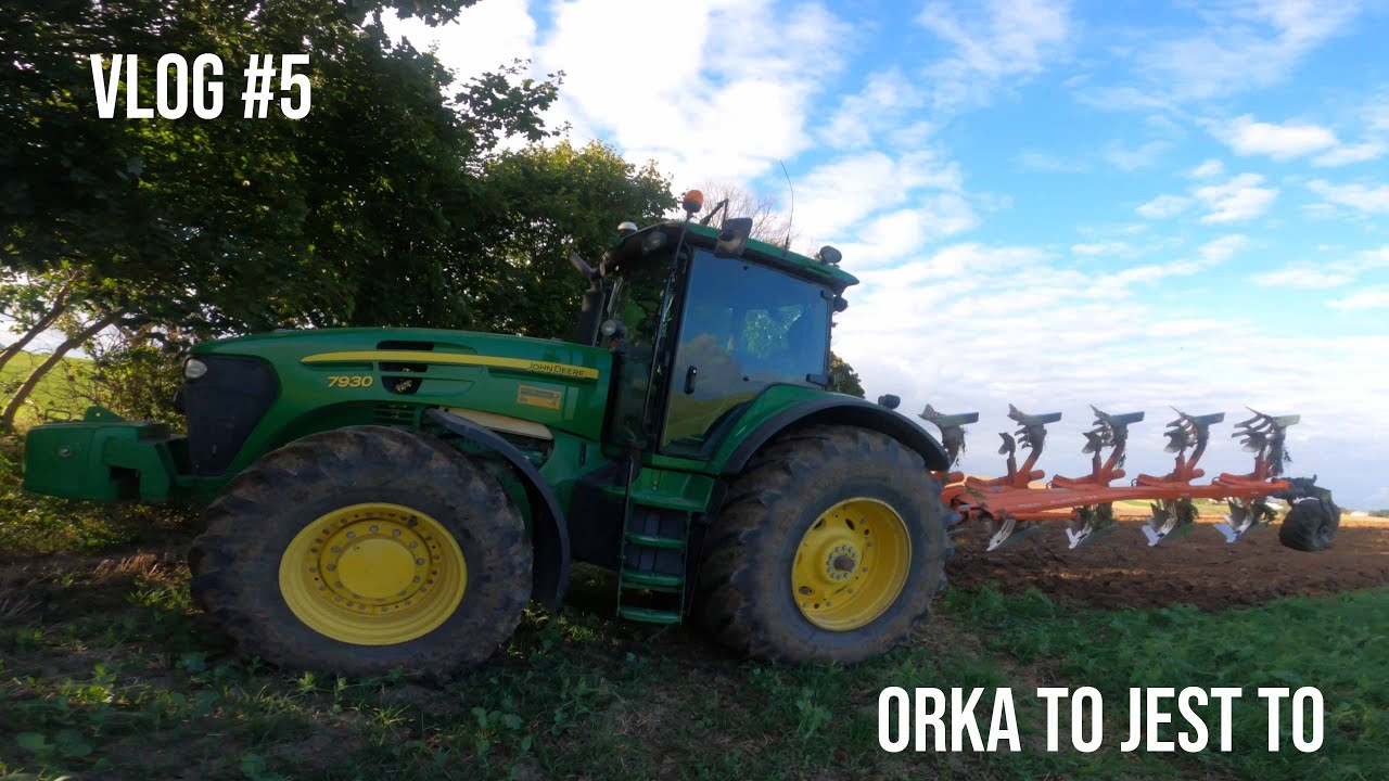 Vlog #5 Orka na 5 skib. Co mi się podoba w ciągniku John Deere?