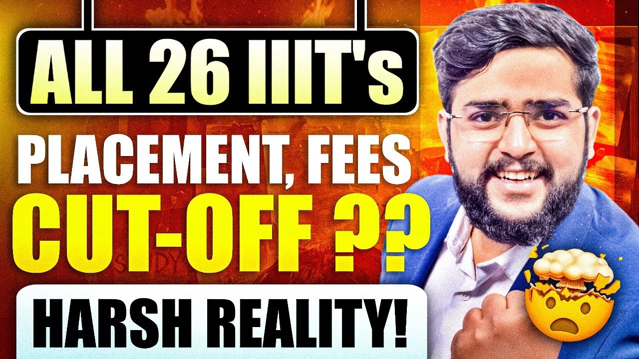 Top IIITs in 2025: Placements, Cut-Off Ranks & Fee Structure | Must Watch! part 1