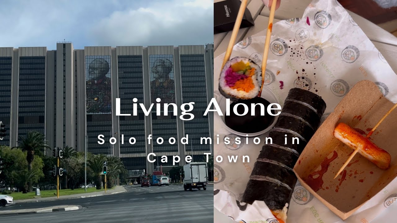 living alone in Cape Town 🇿🇦 vlog | simple weekend | food cravings | kimbap | Reflecting