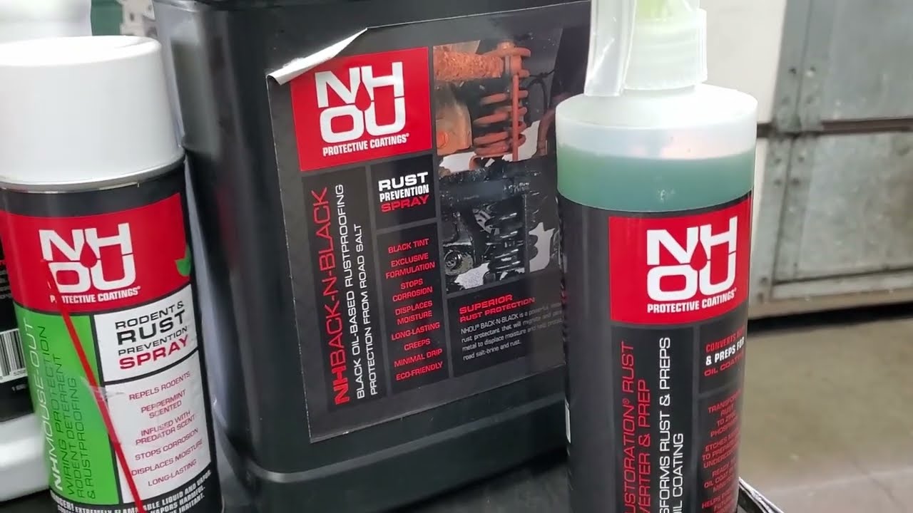 Rust Treatment and Prevention with NHOU Oil Treatment