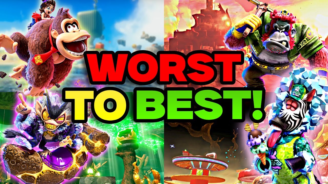 Ranking all Donkey Kong Bananza Layers from WORST to BEST!
