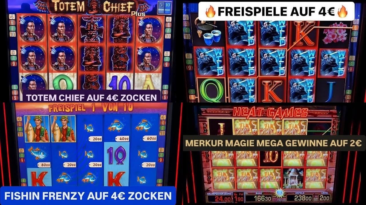 4€ Burning Heat Freispiele 🤑 Fishin Frenzy 15 SAMURAI Totem Chief Spielhalle Spielothek
