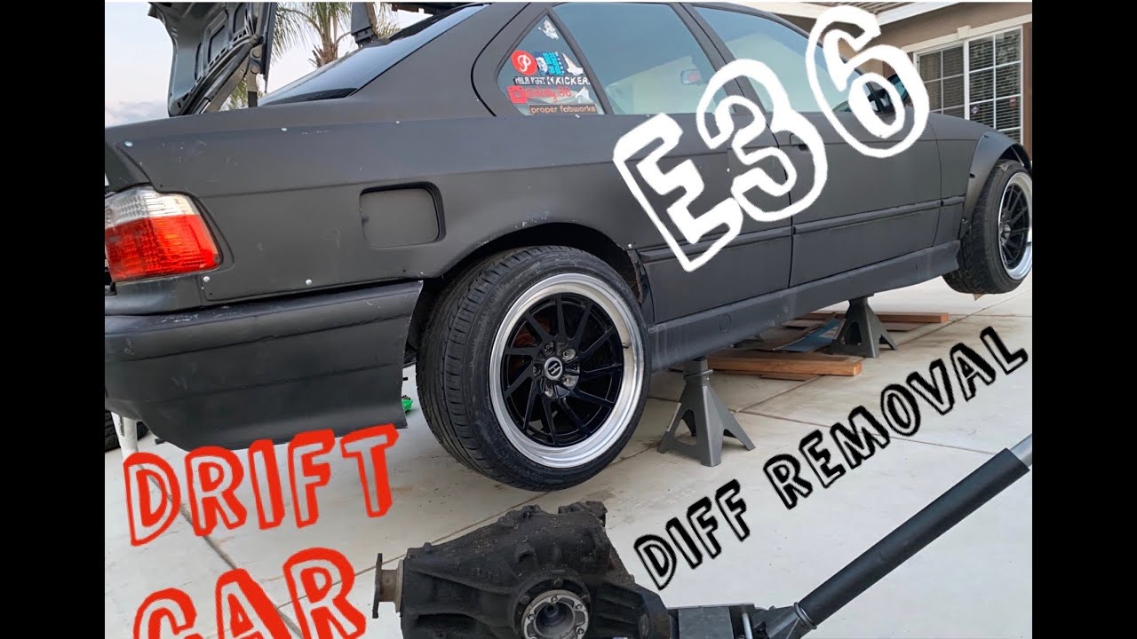 E36 Drift Build - Diff Removal