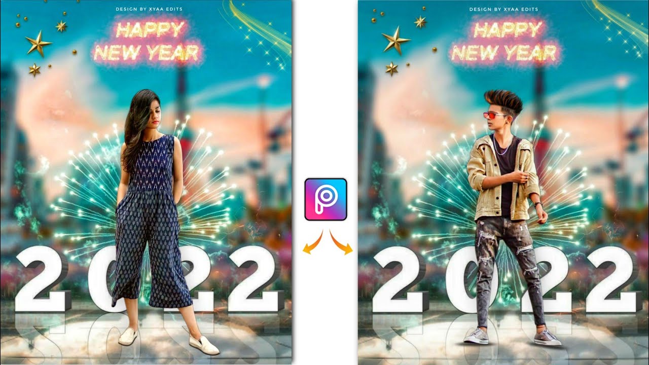 New year 2022 😃 Photo Editing in PicsArt || Picsart Editing New Style - Xyaa Edits🔥