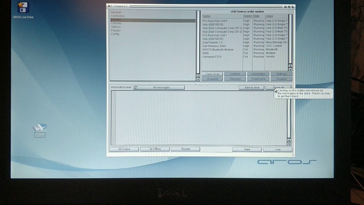 XInput on native AROS installation