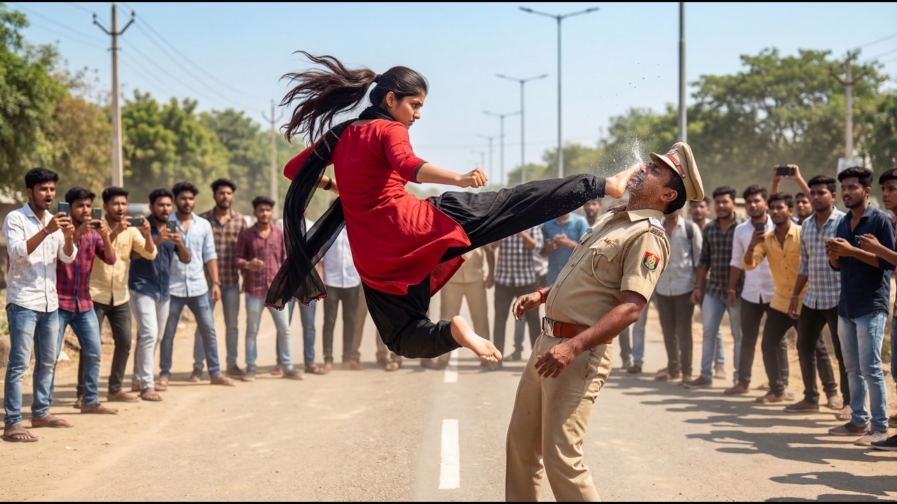 दरोगे ने बुड्ढे का ठेला तोड़ा... उसे नहीं पता था बेटी ASP है और बेटा सियाचिन में मेजर 🔥