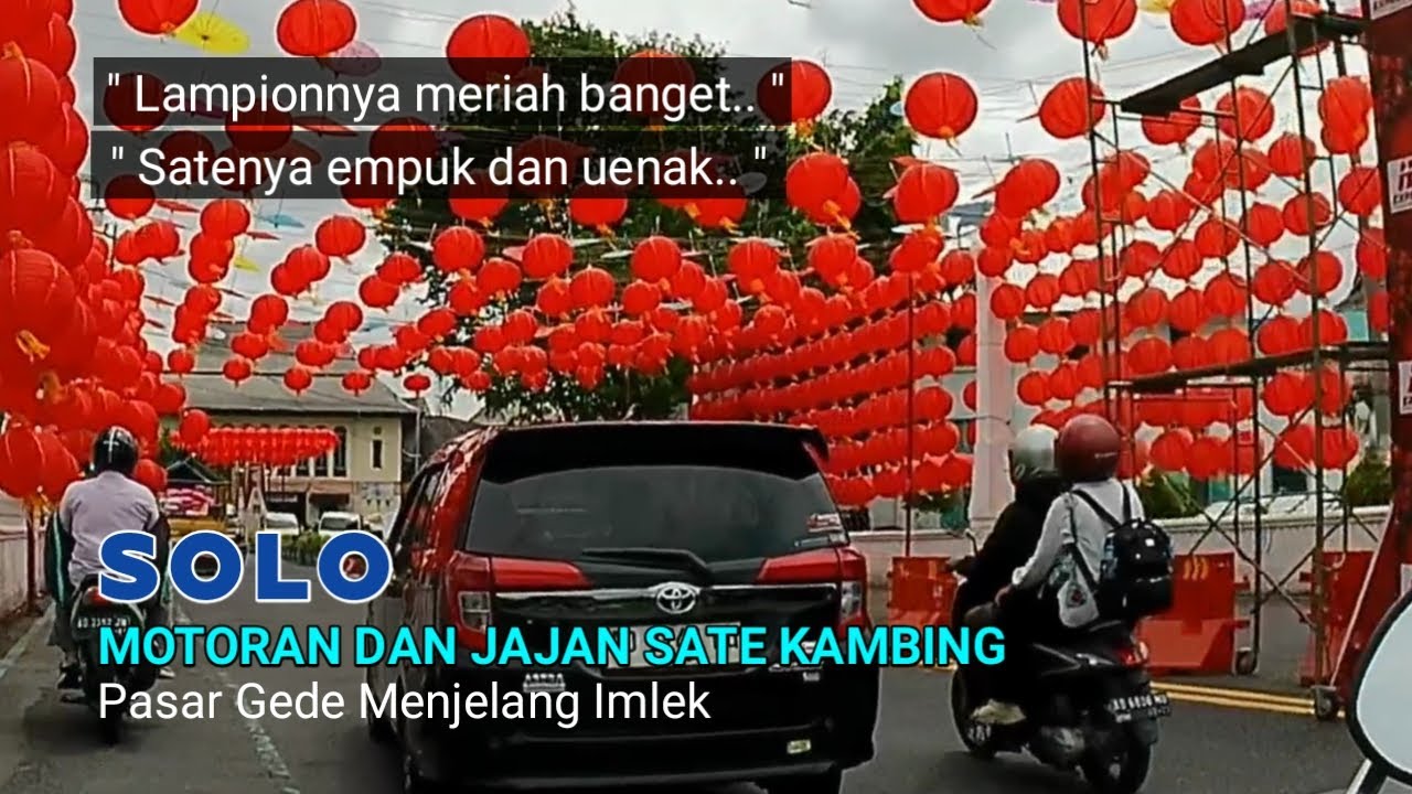 MOTORAN DAN JAJAN SATE KAMBING KOTA SOLO - IMLEK MVLOG KULINER