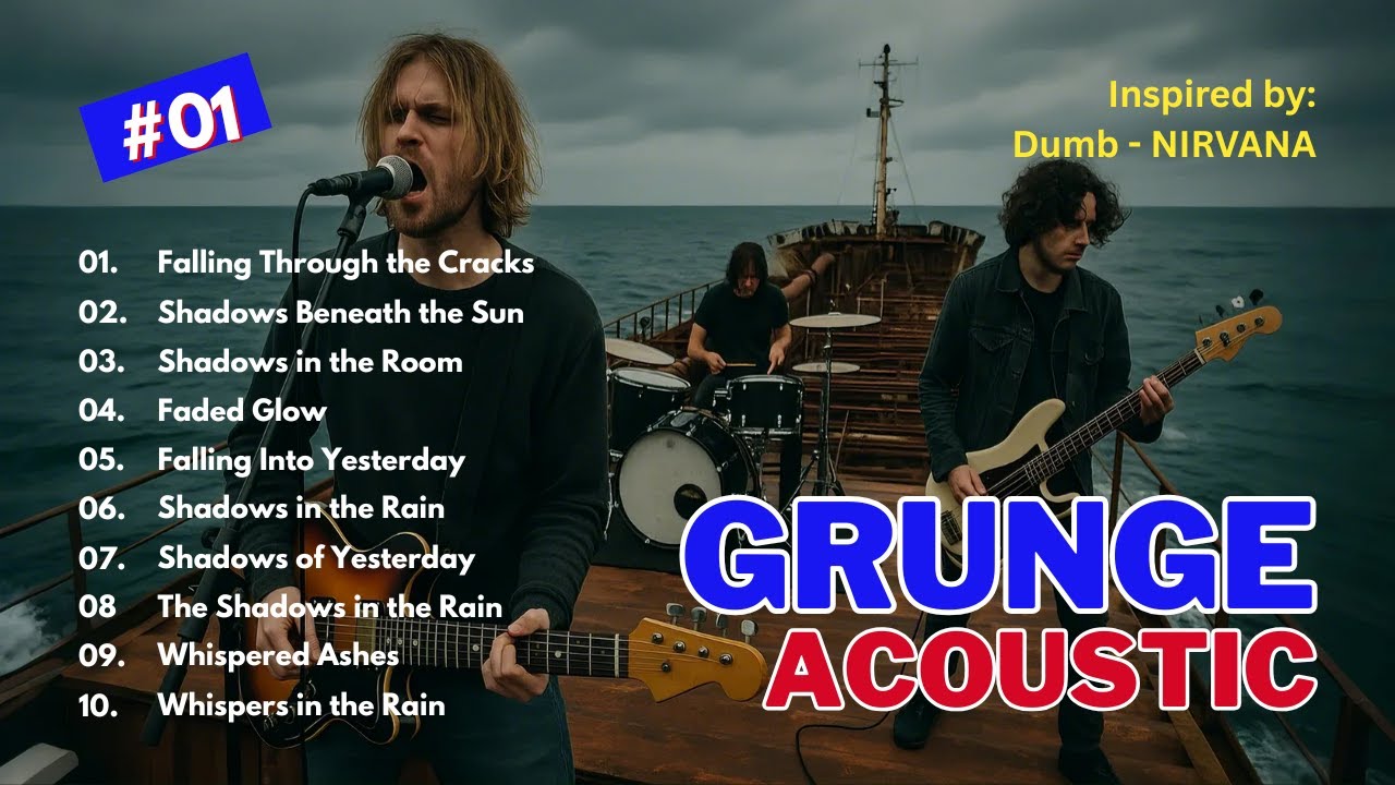 10 Acoustic Grunge Songs in English | Raw & Emotional Unplugged Playlist