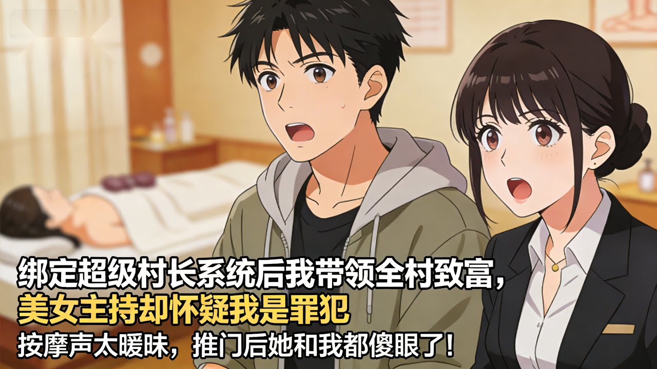 绑定超级村长系统后我带领全村致富，美女主持却怀疑我是罪犯。按摩声太暧昧，推门后她和我都傻眼了！#小說推薦 #小說 #動漫 #劇情 #漫畫