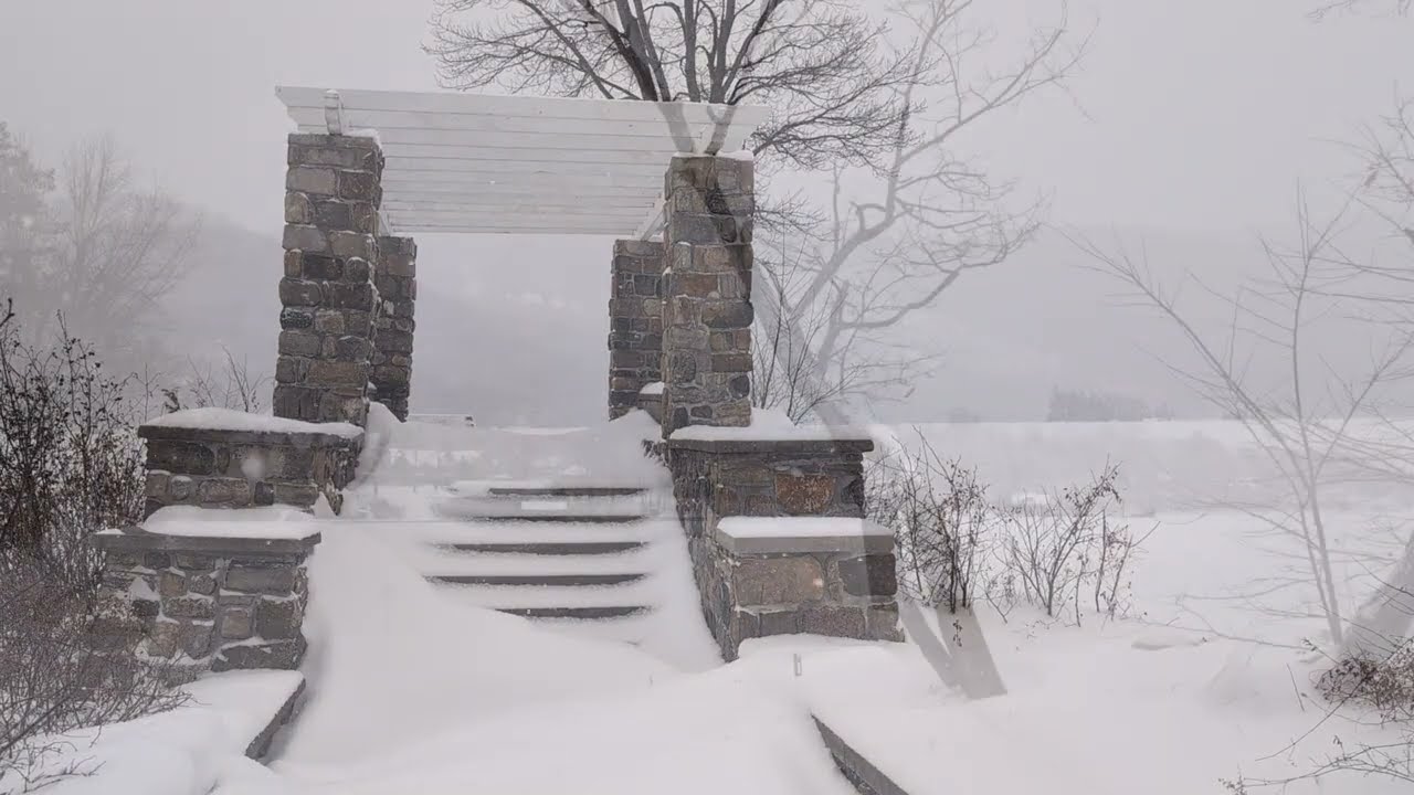 Silver Bay YMCA Winter Snowstorm Scenery - January 26, 2026