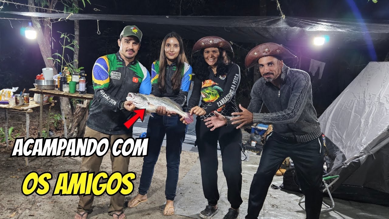Convidamos os  @CangaceirosdaPesca para um acampamento INESQUECIVEL ! muita pescaria e emoção