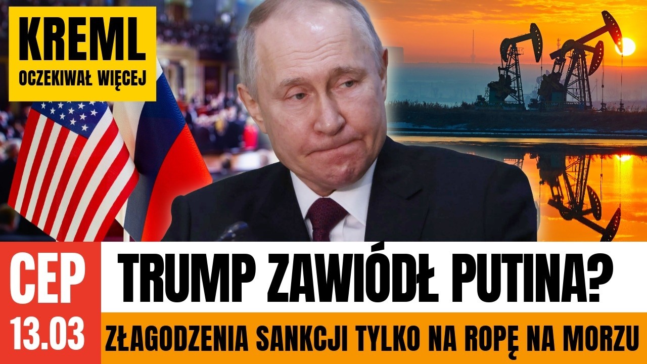 CEP - USA odmawia dla zniesienia  pełnych sankcji. 30 dni na sprzedaż rosyjskiej ropy na tankowcach