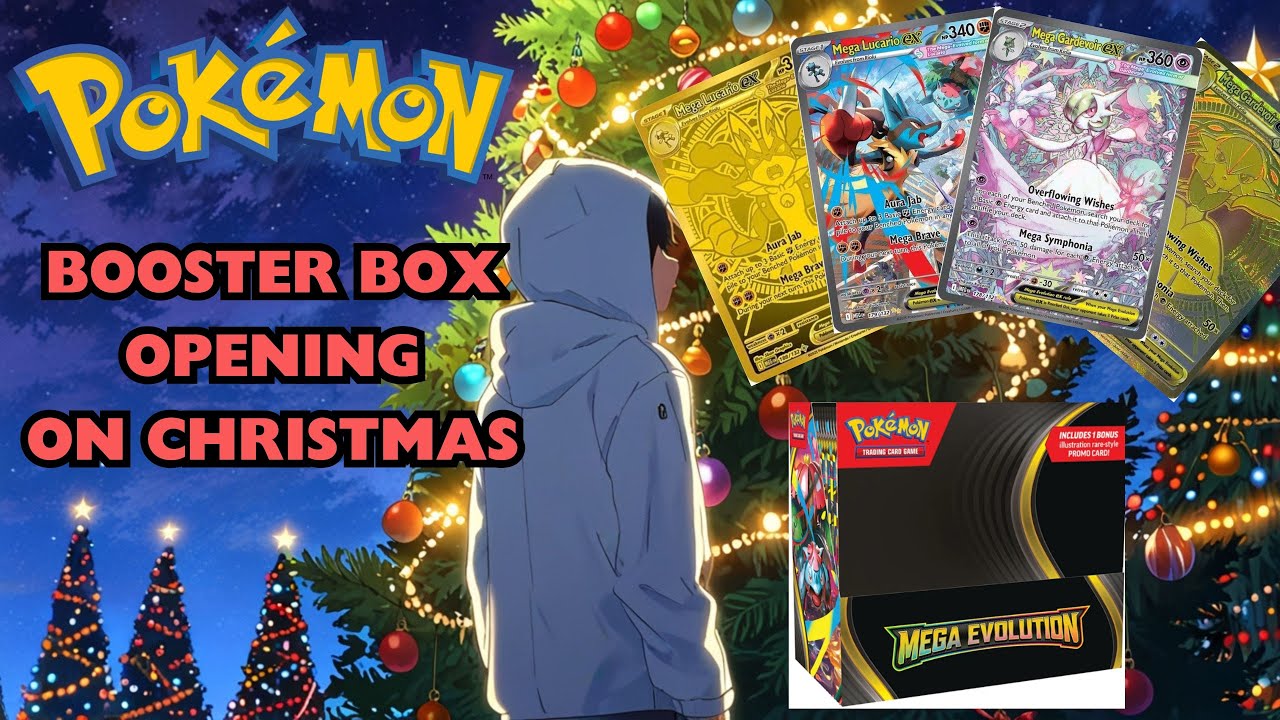 Pokémon Mega Evolutions Booster Box Opening | Christmas Special 🎄