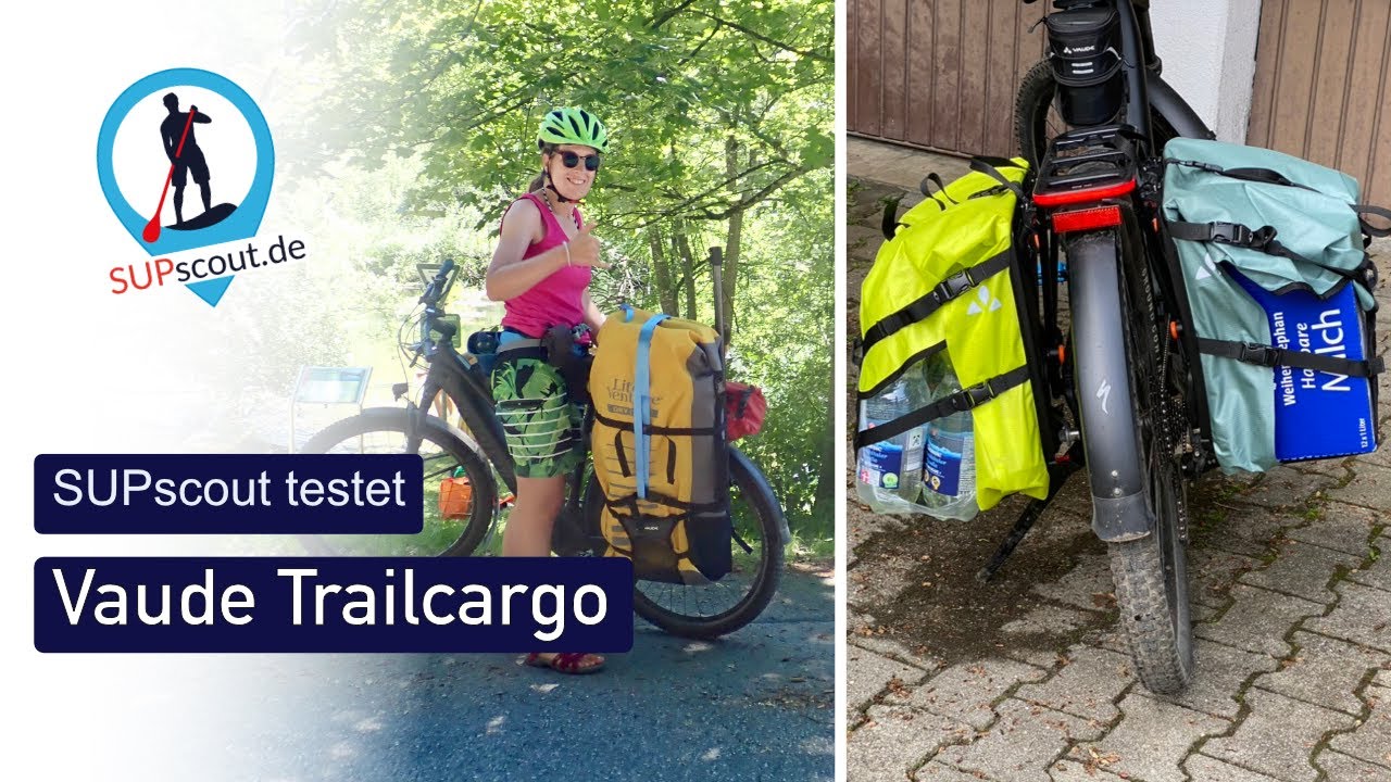 Vaude Trailcargo - die Fahrradtasche für Euer SUP!