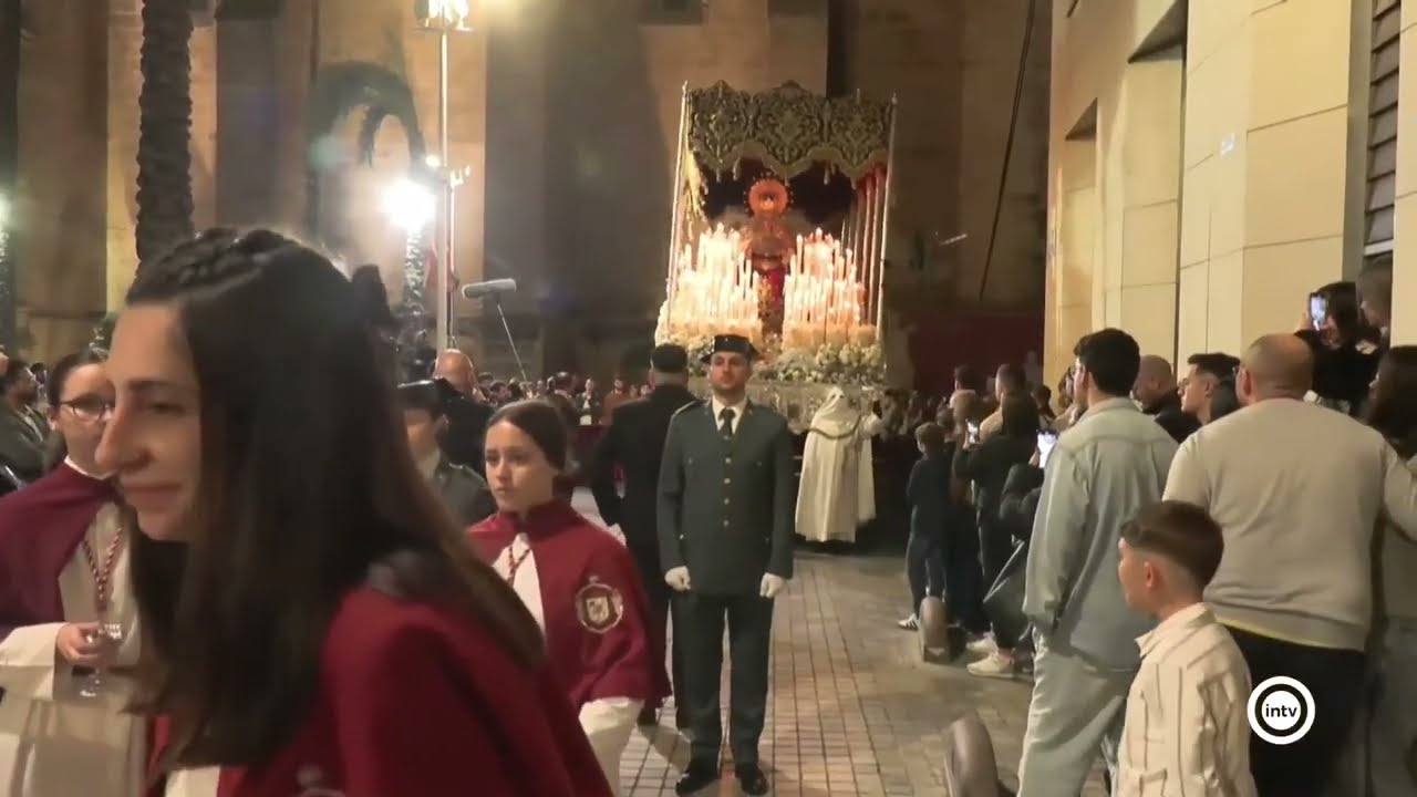 Virgen de Fe y Caridad (Santa Cena) en Plaza Catedral | Almer&iacute;a 2025
