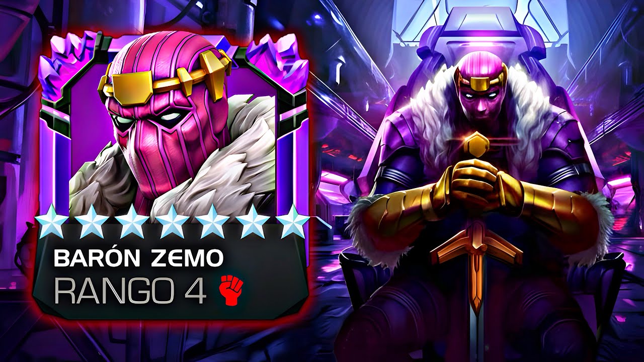 BARON ZEMO en Rango 4 ES UNA BESTIA! | HEMORRAGIAS A LO BESTIA! | COMO JUGAR CON EL?