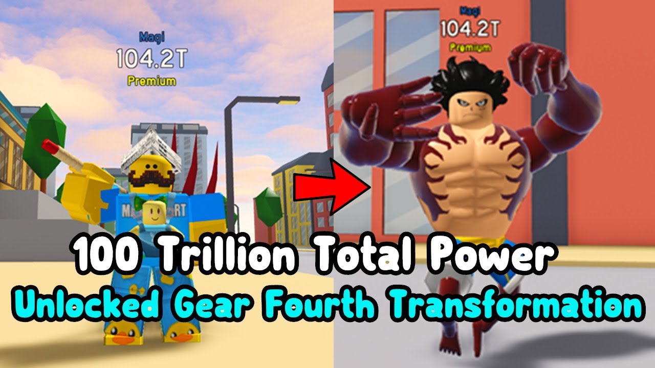 I Got Gear Fourth Transformation And Reached 100 Trillion Total Power! - Anime Fighting Simulator
