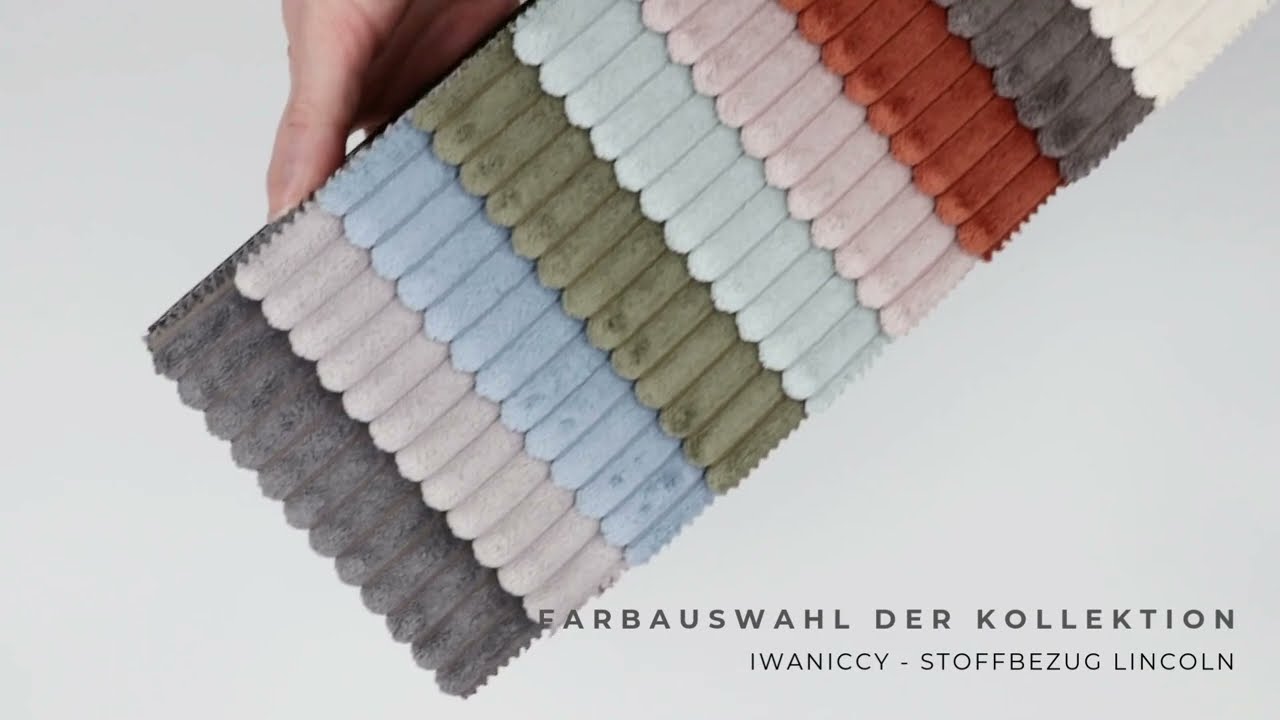 Stoffbezug Lincoln von Iwaniccy | Farbübersicht & Materialeigenschaften im Detail