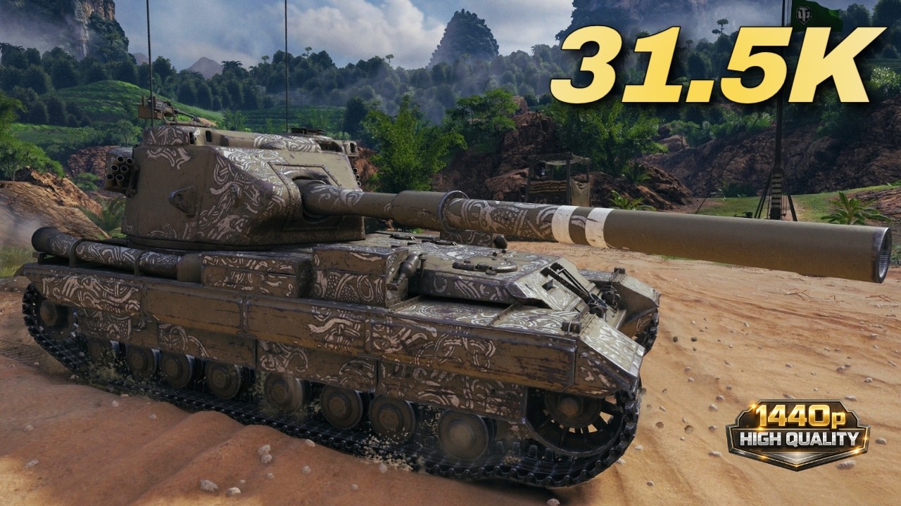 FV215b 183 Big Gun Mission 💥 31.5K Damage | 3 Battles
