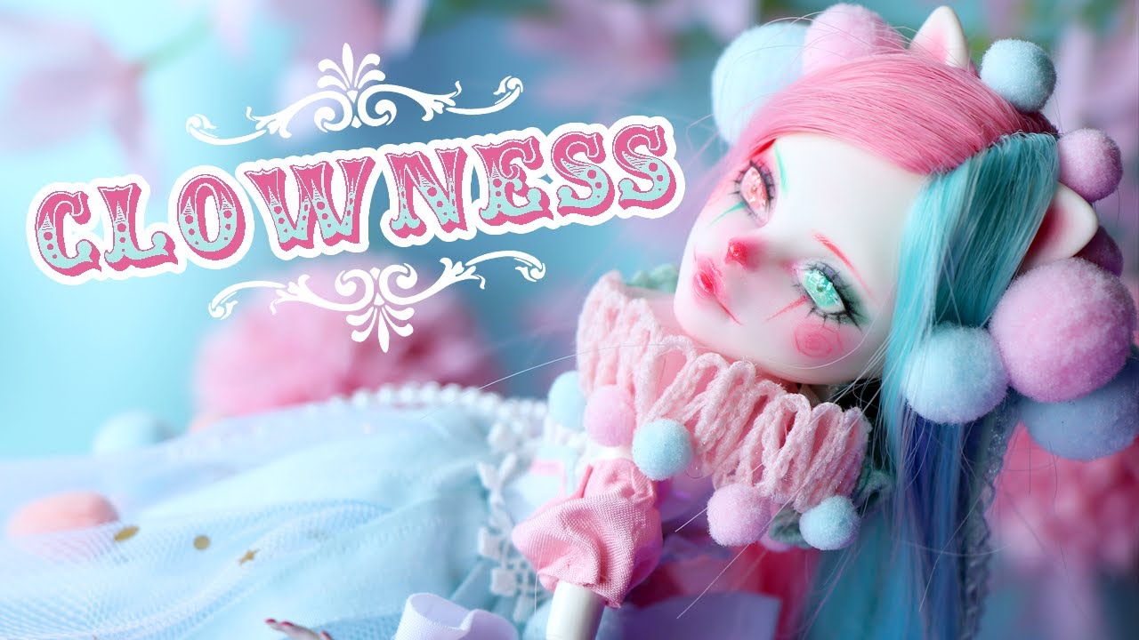 КЛОУНЕССА 🤡 | Кукла Catrine DeMew Monster High на заказ | PIXIENATORY