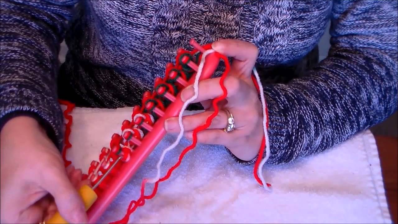 How to Loom Knit a Scarf