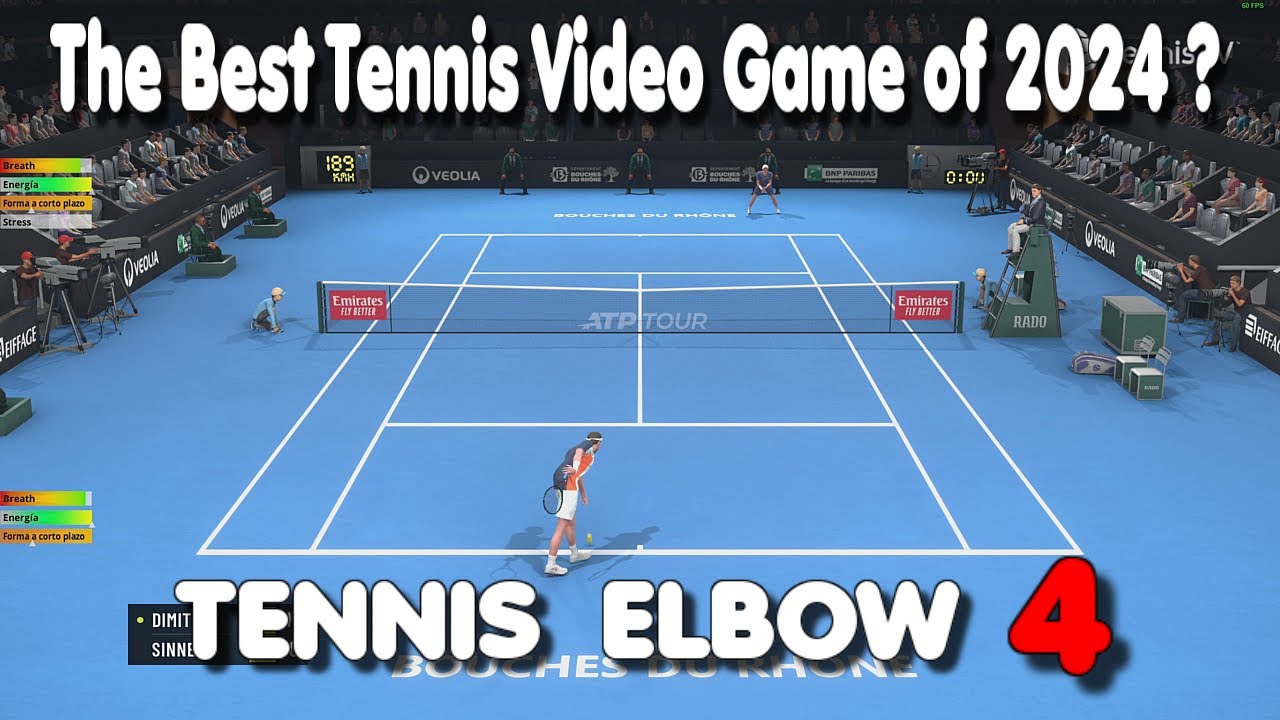 Grigor Dimitrov VS Jannik Sinner | The Best Tennis Video Game of 2024 ? Tennis Elbow 4 | Mod XKT