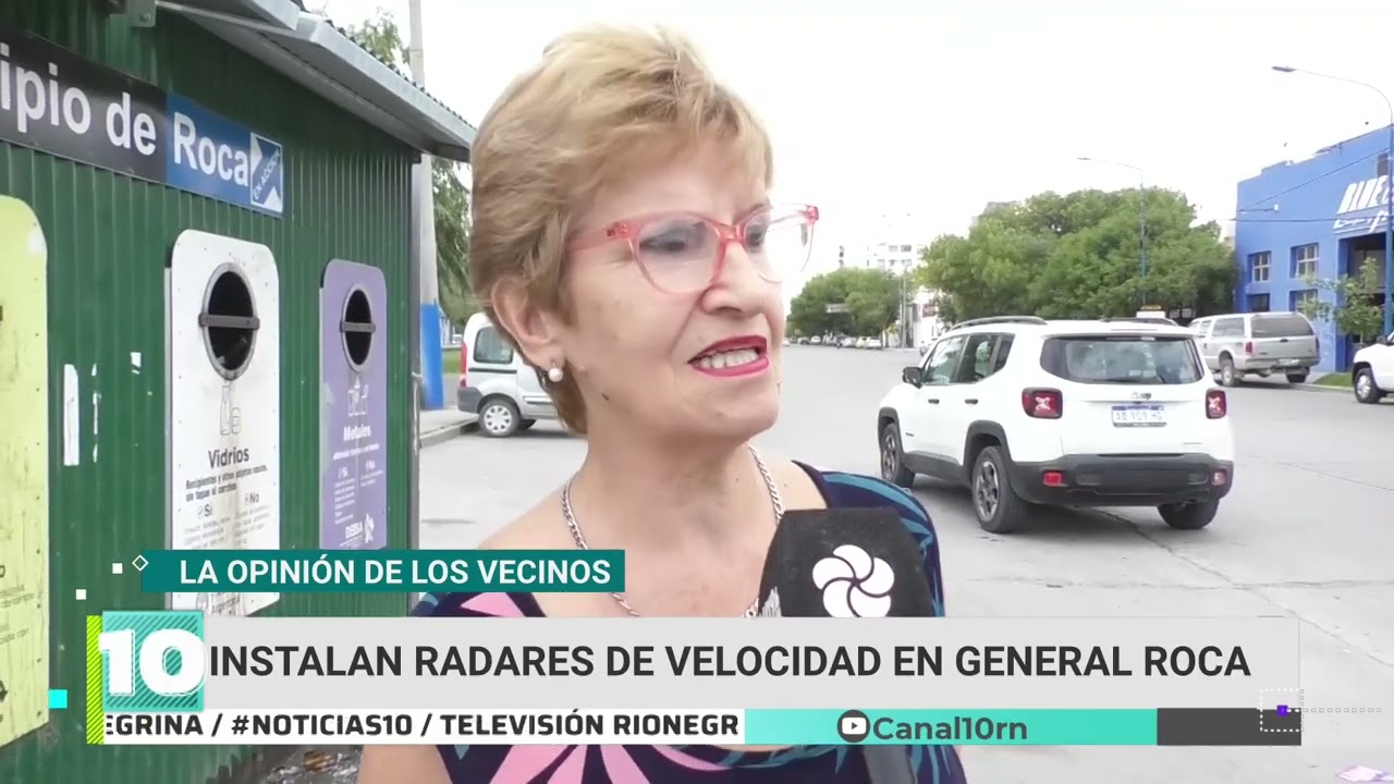 Instalan radares de velocidad en la cuidad de General Roca