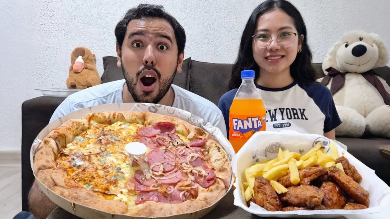 Our First Mukbang 🍕🍟 | It Turned Into an Unexpected & Funny Nagamese Class 🤣🔥