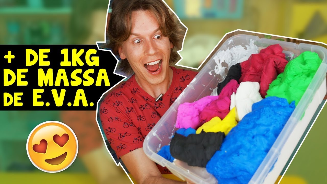 FIZ A MAIOR BUTTER SLIME DO MEU CANAL + de 1KG de MASSA EVA | TIO LUCAS