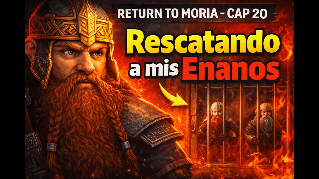 ¡RESCATANDO A MIS ENANOS! ⚔️🔥 Return to Moria #20