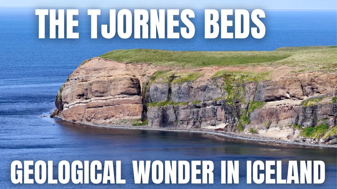 The Unique Tjornes Pliocene Beds - Cross Section Shows Millions of Years