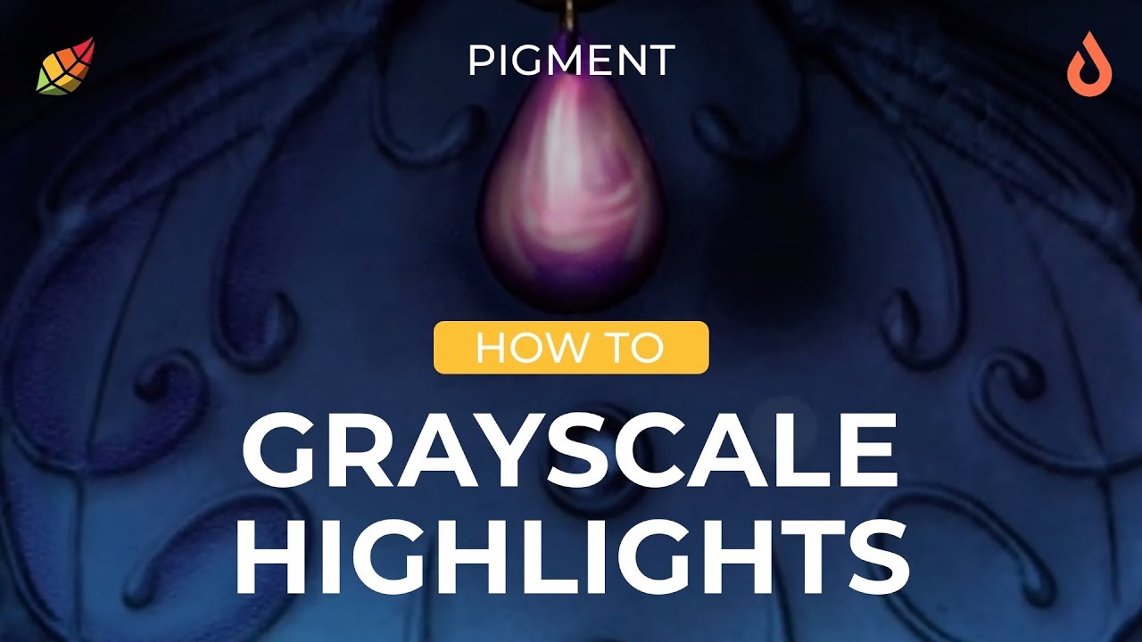 Pigment How To: Highlights in Grayscale | Coloring in Grayscale Tutorials | Digital Coloring App