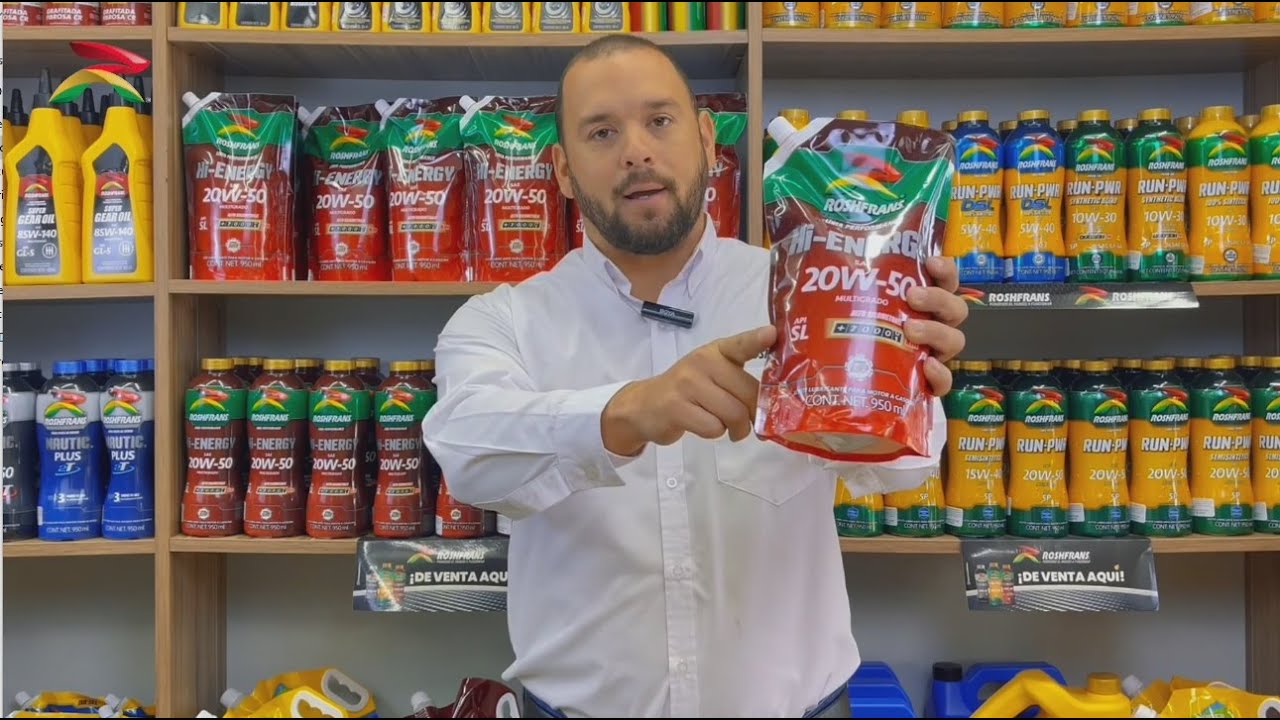 5 beneficios del lubricante Hi Energy 20W50 en su versi&oacute;n roshpack