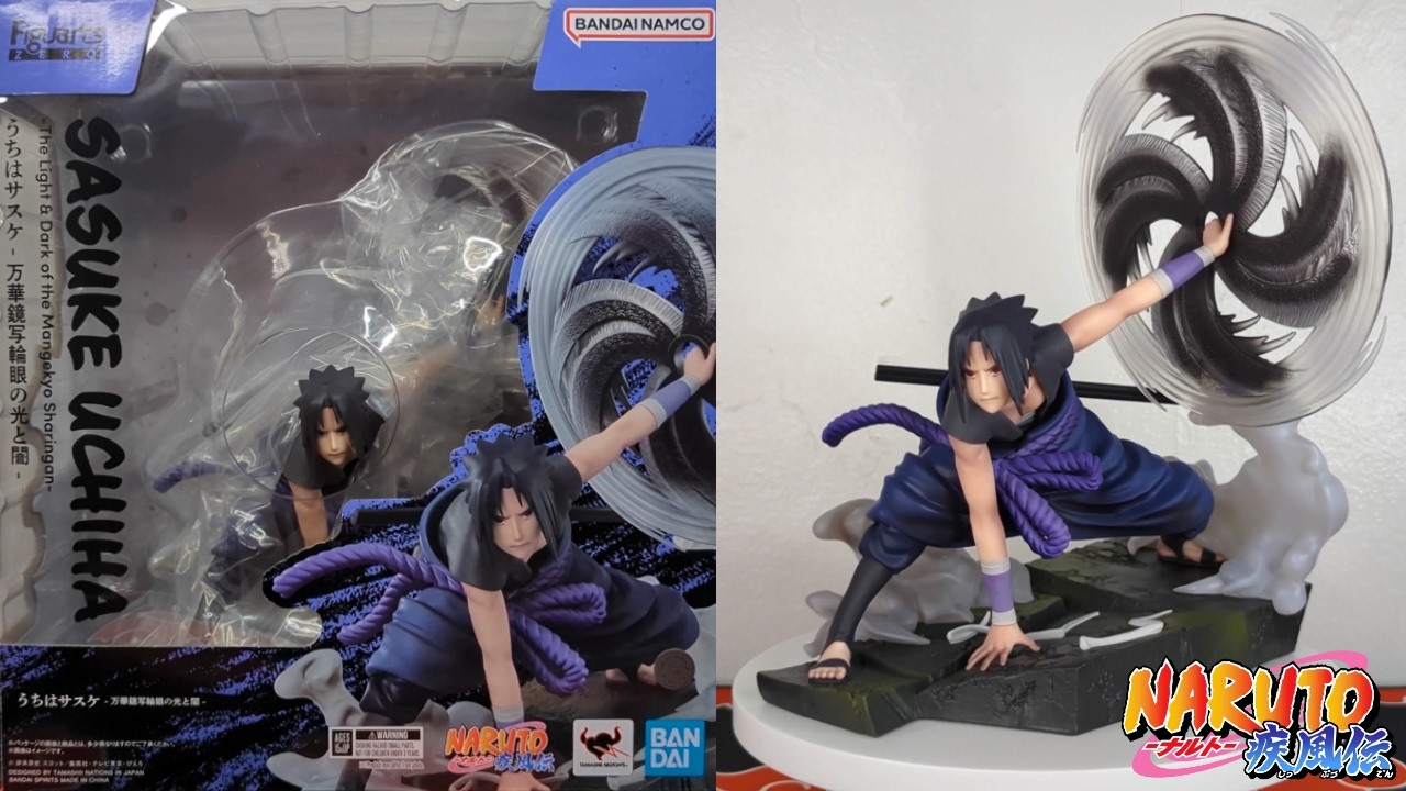 Sasuke Uchiha - FiguartsZERO Extra Battle Naruto Shippuden Statue - Unboxing and Review