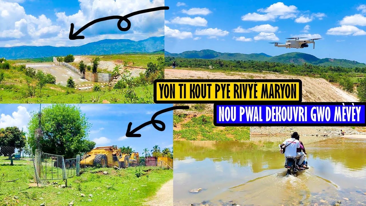 🆘️YON TI KOUT PYE NAN RIVYÈ MARYON🌊🌴 | WAP SEZI WÈ ANPIL BÈL MÈVÈY🤔| HAÏTI🇭🇹 | JPjipe nèg drone lan✈