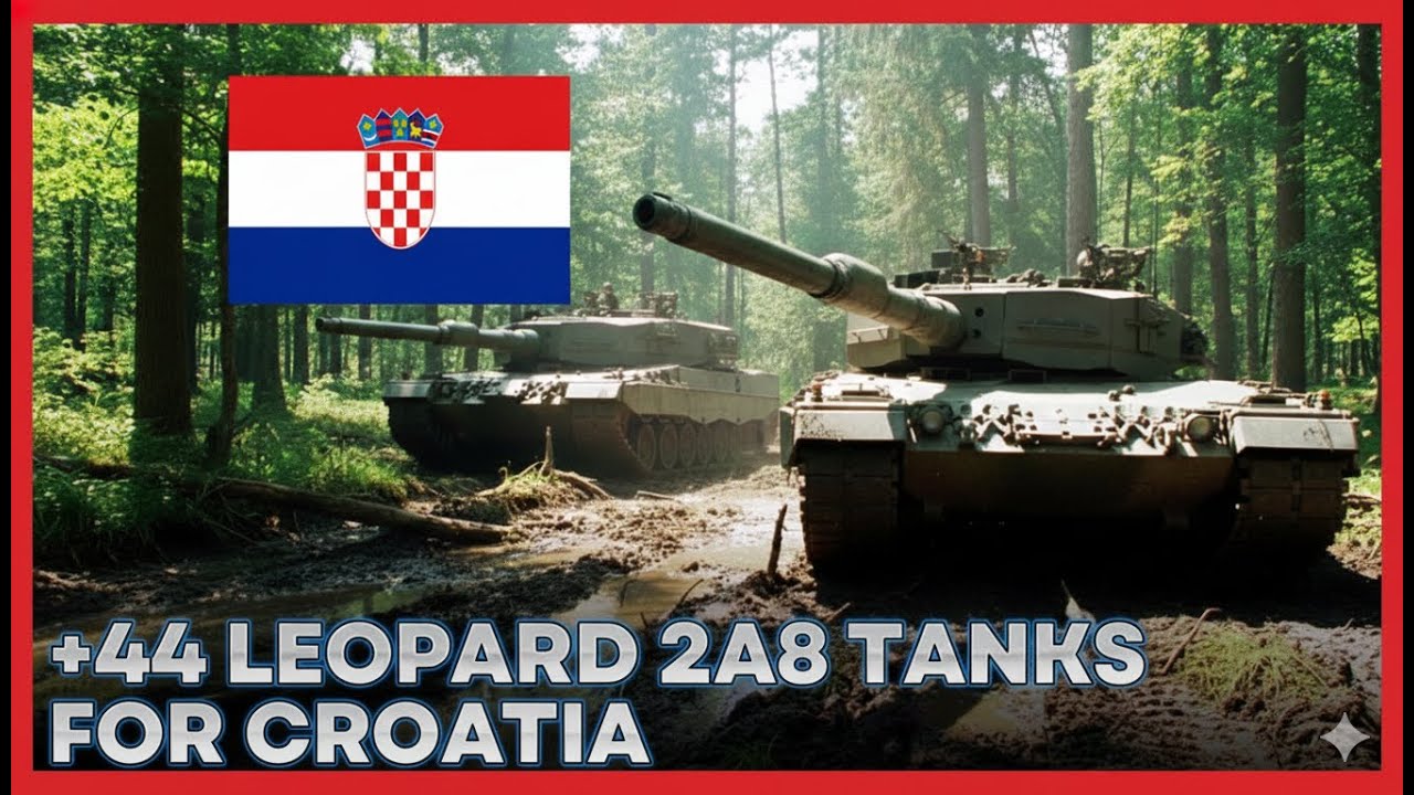 Croatia approves purchase of 44 Leopard 2A8 tanks