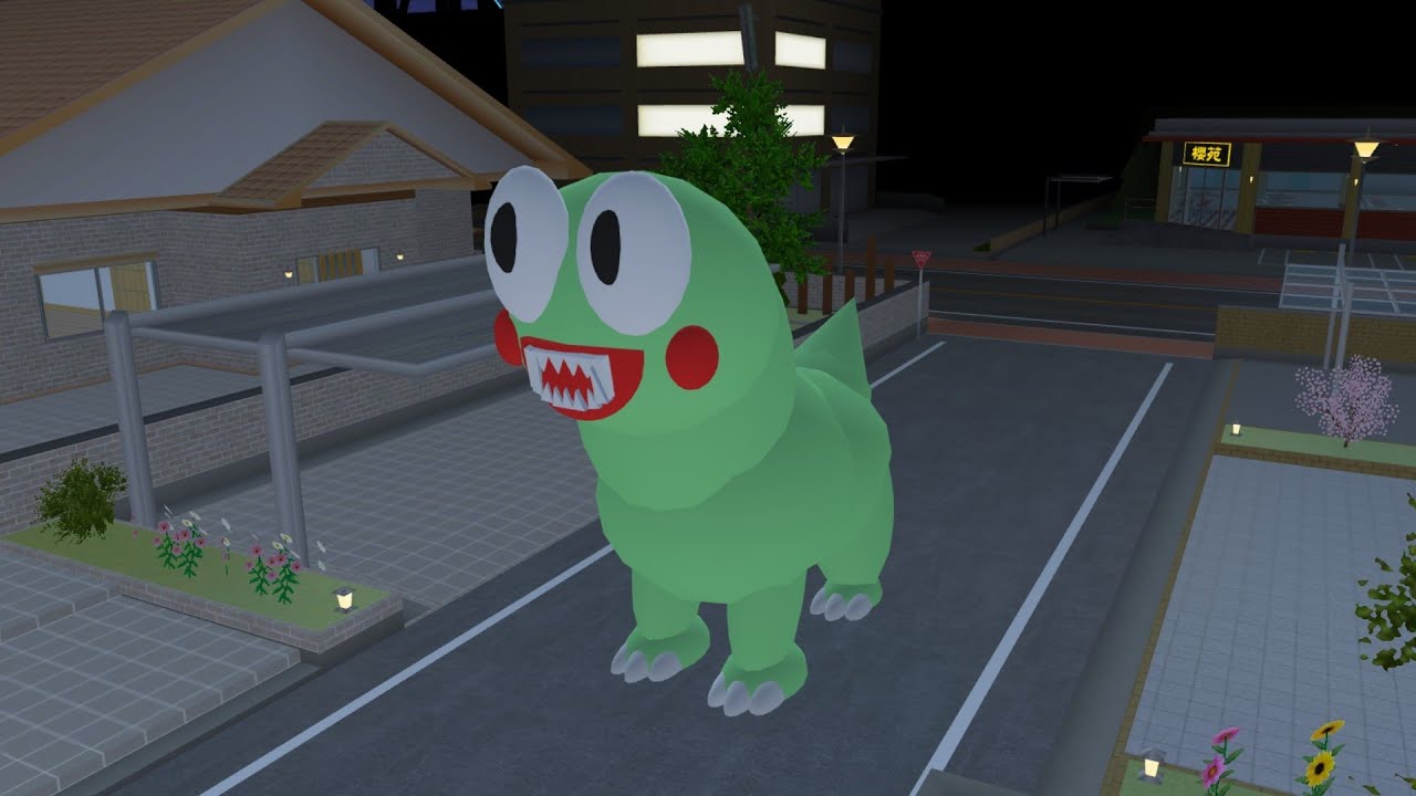 Yuta Mio Panik CCTV Merekam KUCING KEROPPI EATER Di Depan Rumah😱 SAKURA SCHOOL SIMULATOR