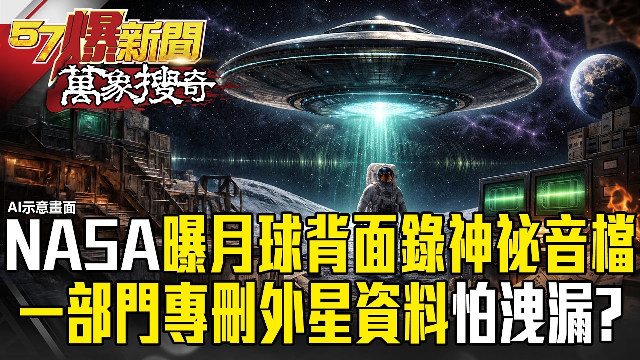 阿波羅10號一度失聯「NASA曝月球背面錄到外星音檔」？！神秘部門專刪「跟UFO有關資料」阿姆斯壯登月機密全消失？！【57爆新聞 萬象搜奇】 @57BreakingNews