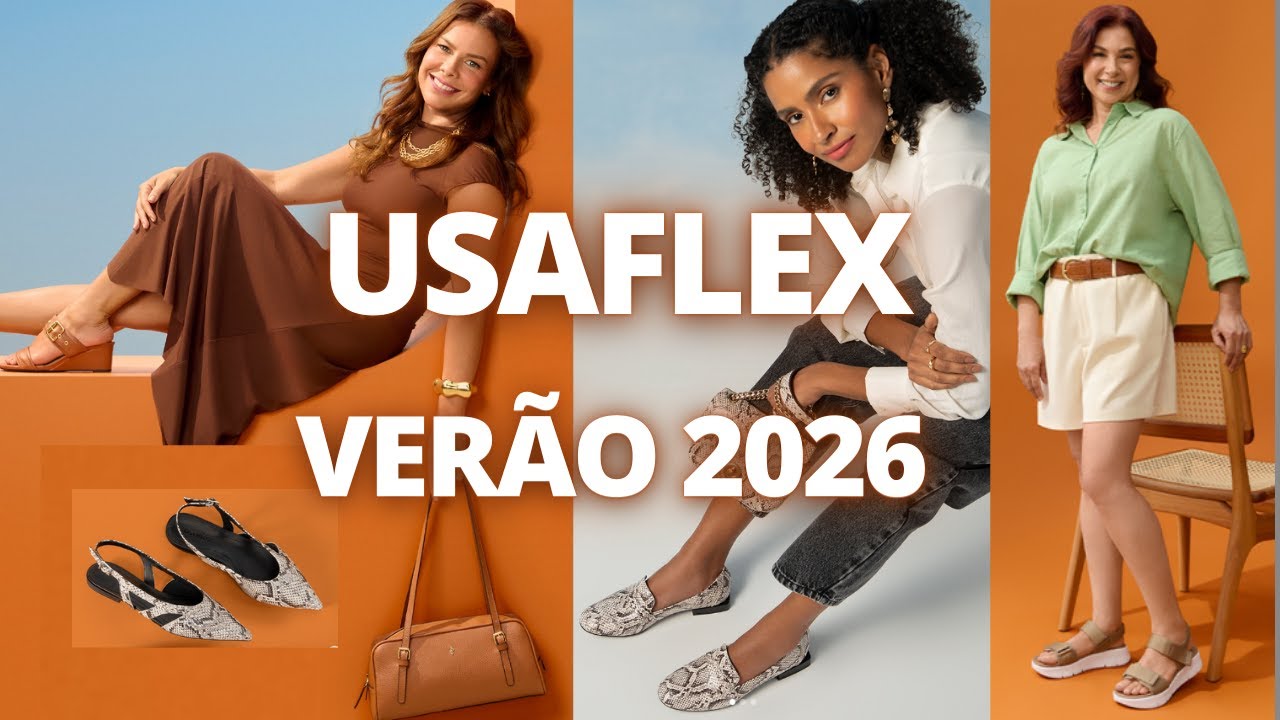 USAFLEX VER&Atilde;O 2025 - Estilo - Conforto - Praticidade