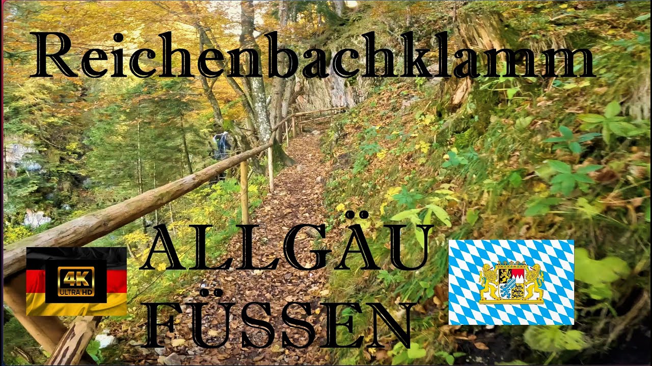 Reichenbachklamm Pfronten im schönen Alläu - Top Wanderung GoPro10 4K UHD