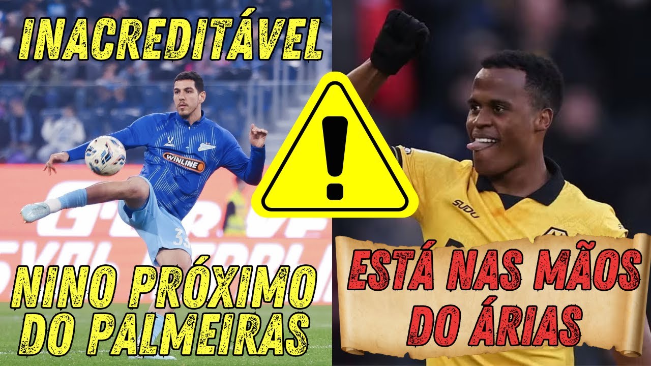 ❌ NINO PRÓXIMO DO PALMEIRAS | Fluminense estuda viabilidade de cobrir oferta do Palmeiras por Arias