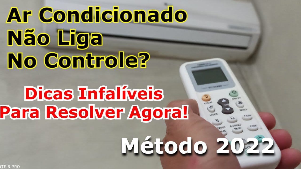 Ar Condicionado Não Liga no Controle Dicas Simples de Resolver, Passo a Passo!